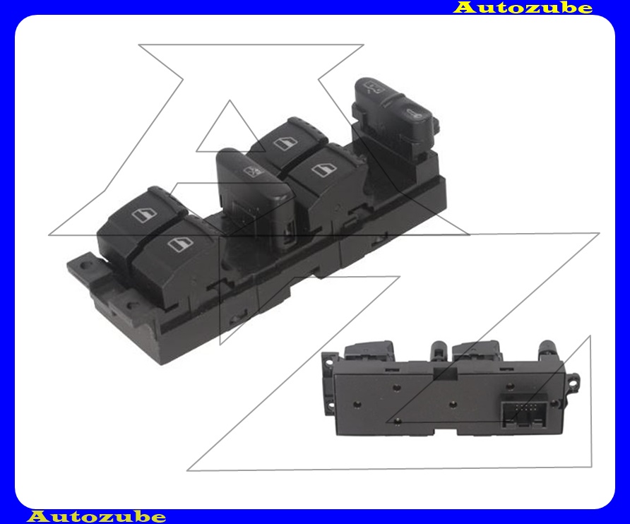 Ablakemelő kapcsoló panel bal első /10-pin/ Ablakemelő kapcsoló panel bal első /10-pin/