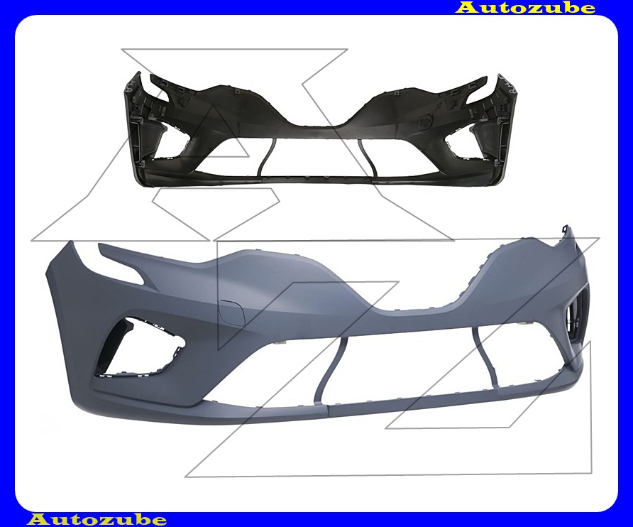 Első lökhárító alapozott Első lökhárító alapozott