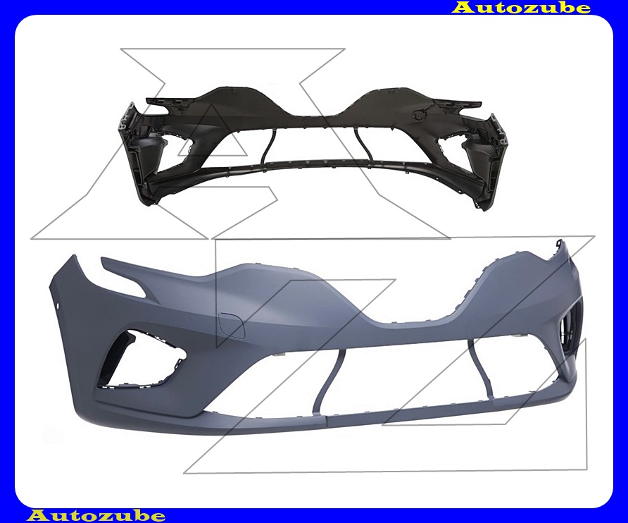 Első lökhárító alapozott, 2 szenzoros Első lökhárító alapozott, 2 szenzoros