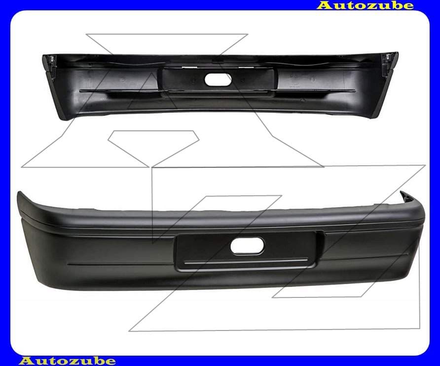 Hátsó lökhárító fényezhető Hátsó lökhárító fényezhető