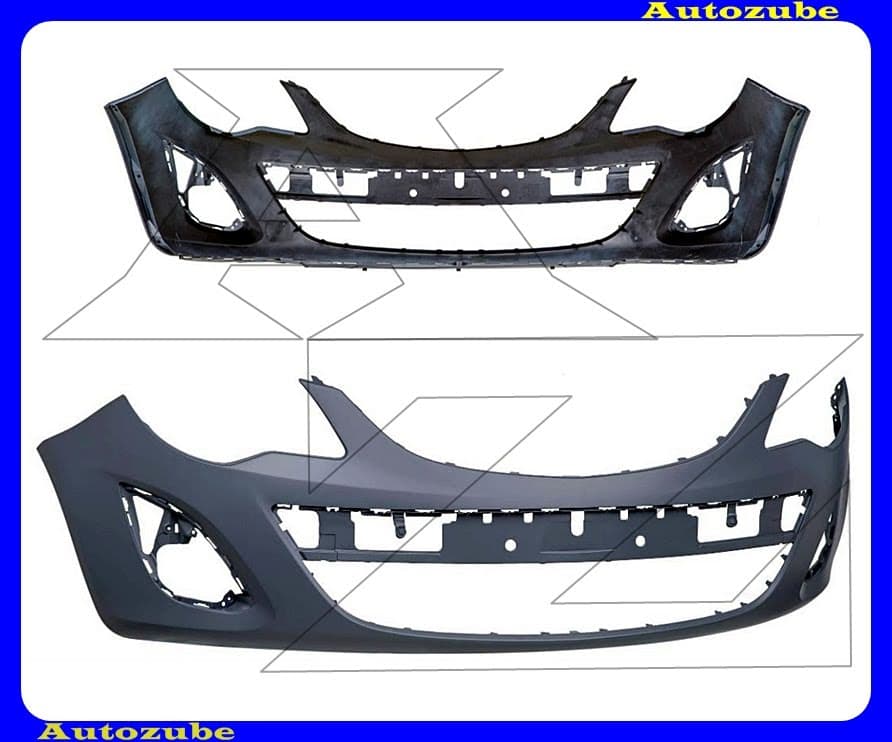 Első lökhárító alapozott Első lökhárító alapozott