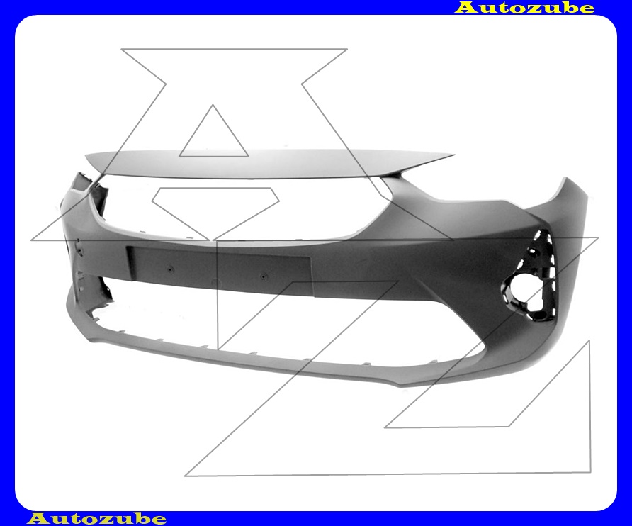 Első lökhárító alapozott (4 szenzor jelöléssel) Első lökhárító alapozott (4 szenzor jelöléssel)