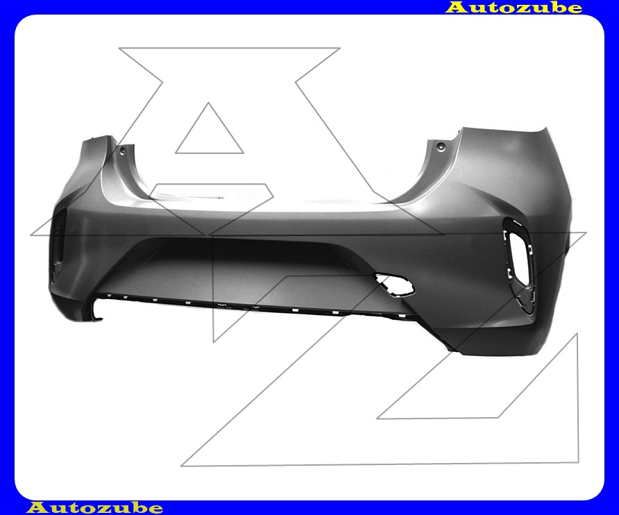 Hátsó lökhárító alapozott (6 szenzor jelöléssel) Hátsó lökhárító alapozott (6 szenzor jelöléssel)