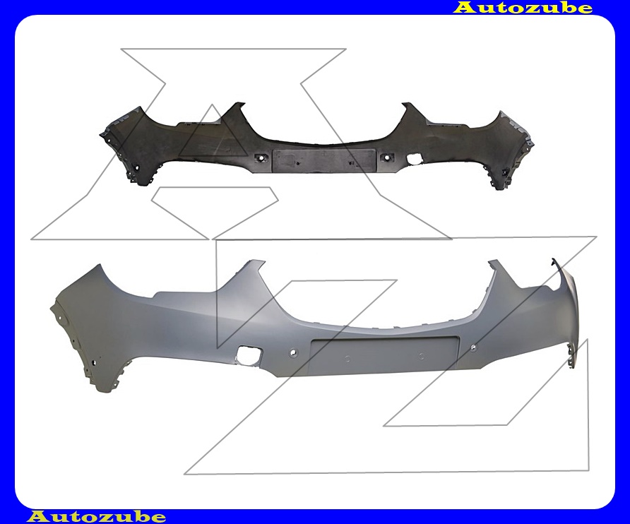Első lökhárító felső rész, alapozott, 4 szenzoros Első lökhárító felső rész, alapozott, 4 szenzoros
