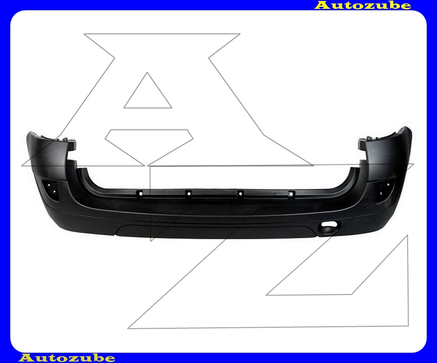 Hátsó lökhárító fekete Hátsó lökhárító fekete