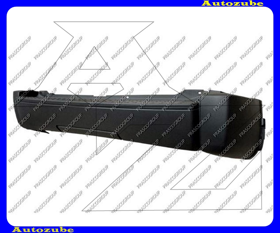 Hátsó lökhárító sötétszürke Hátsó lökhárító sötétszürke