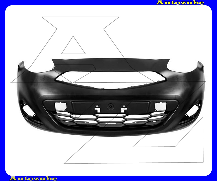 Első lökhárító fekete Első lökhárító fekete