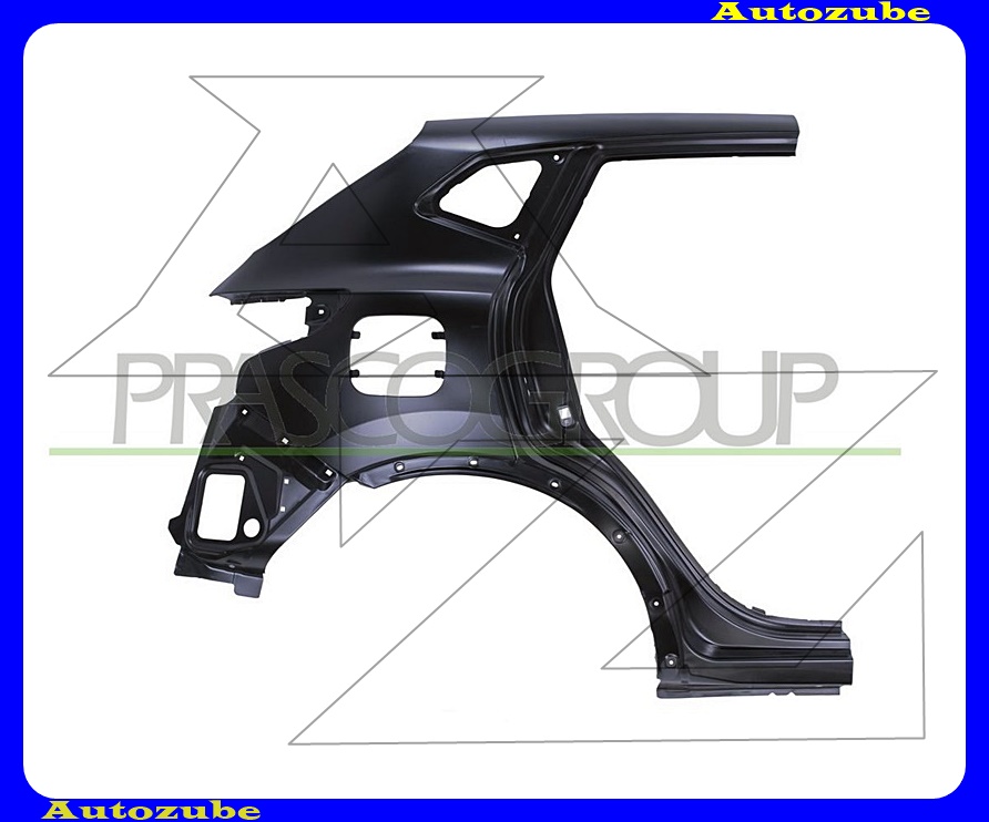 Hátsó sárvédő jobb Hátsó sárvédő jobb