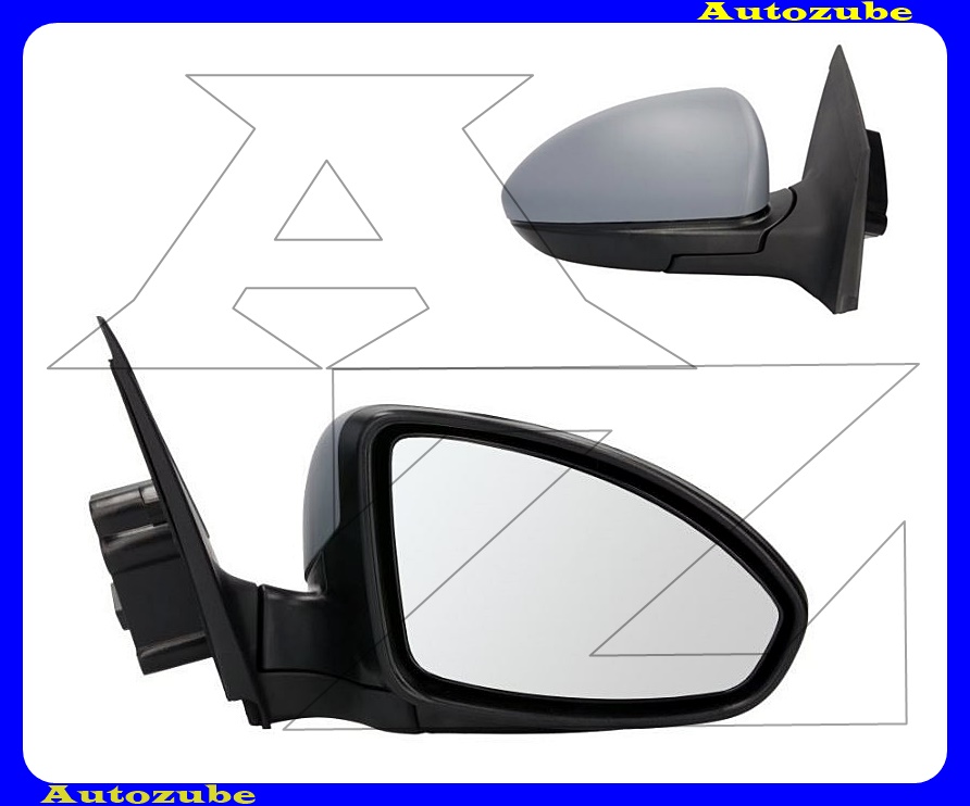 Visszapillantó tükör jobb, elektromos, fűthető-domború tükörlappal, fényezhető borítással Visszapillantó tükör jobb, elektromos, fűthető-domború tükörlappal, fényezhető borítással