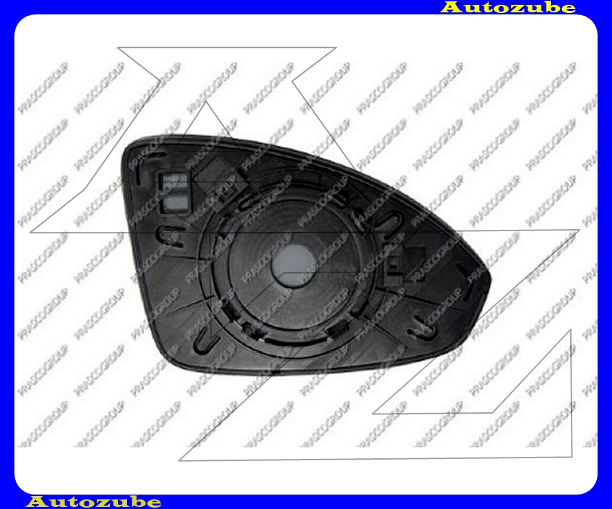 Visszapillantó tükörlap bal, domború (tartólappal) Visszapillantó tükörlap bal, domború (tartólappal)