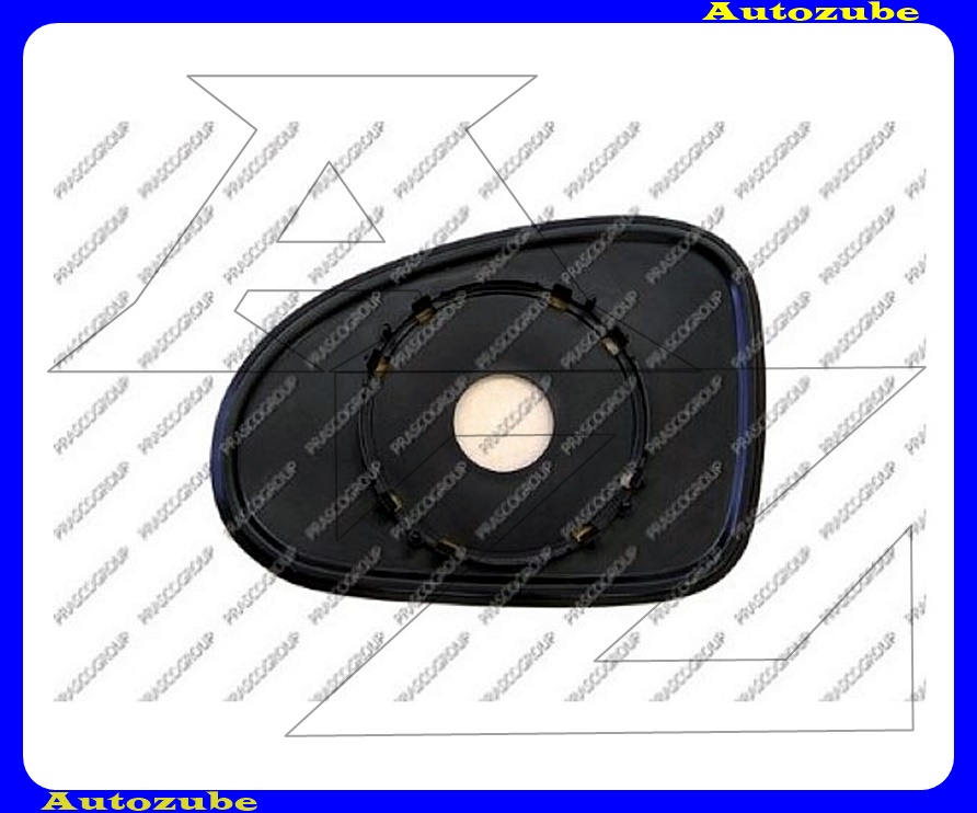 Visszapillantó tükörlap jobb, domború (tartólappal) Visszapillantó tükörlap jobb, domború (tartólappal)