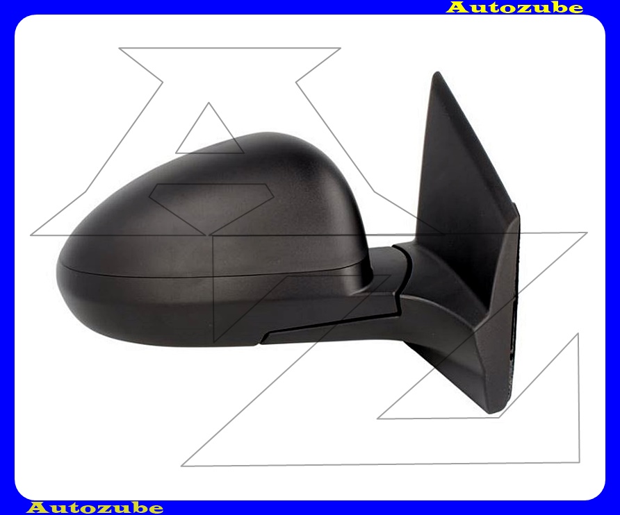 Visszapillantó tükör jobb, elektromos, domború tükörlappal, fekete borítással