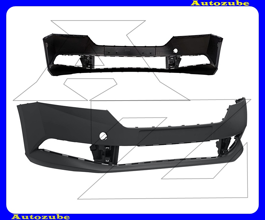 Első lökhárító fényezhető Első lökhárító fényezhető