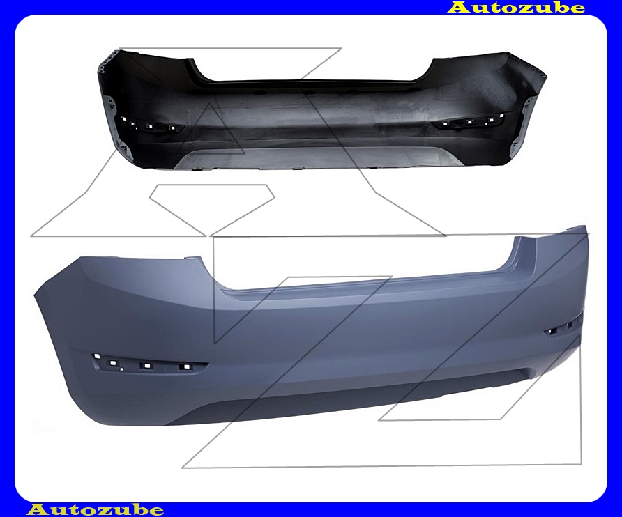 Hátsó lökhárító Hátsó lökhárító