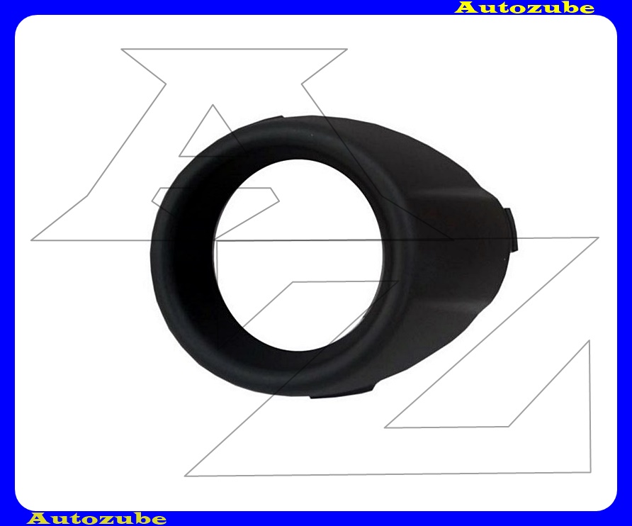 Első lökhárító ködlámpa keret bal, fekete Első lökhárító ködlámpa keret bal, fekete