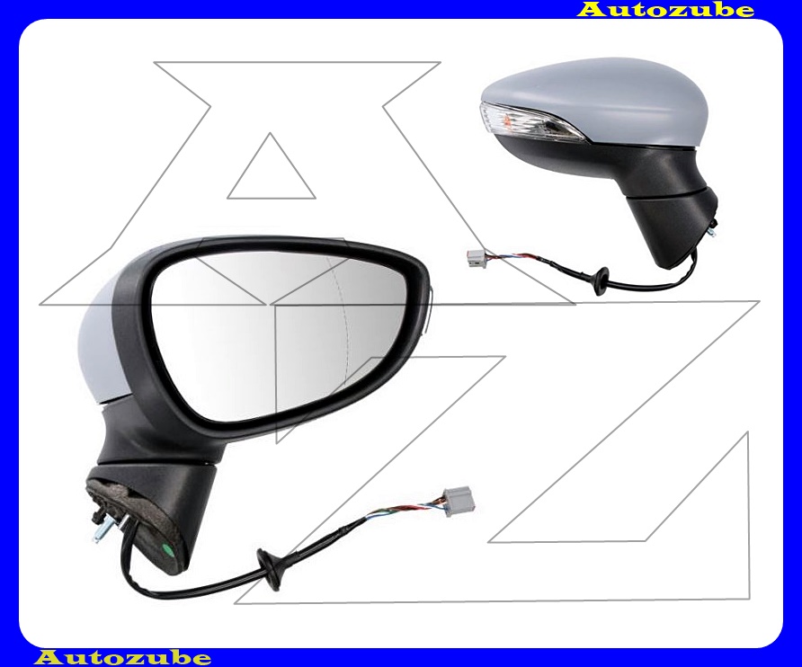 Visszapillantó tükör jobb, elektromos, fűthető-aszférikus tükörlappal, fényezhető borítással, irányjelzővel Visszapillantó tükör jobb, elektromos, fűthető-aszférikus tükörlappal, fényezhető borítással, irányjelzővel