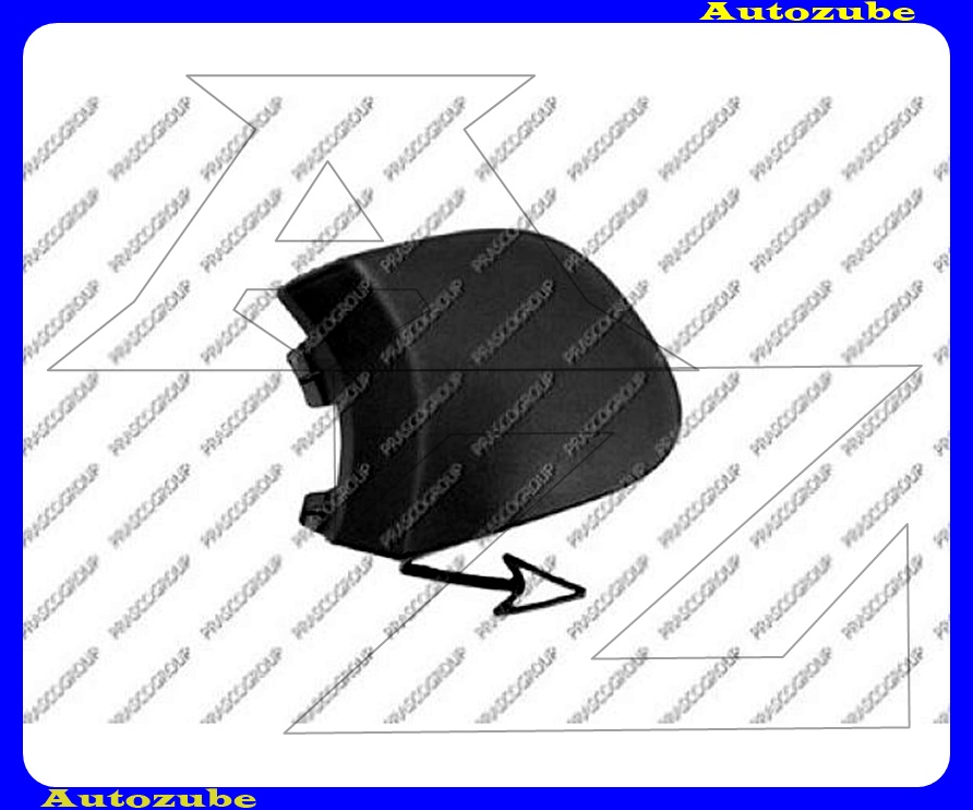 Első lökhárító vonószemtakaró Első lökhárító vonószemtakaró