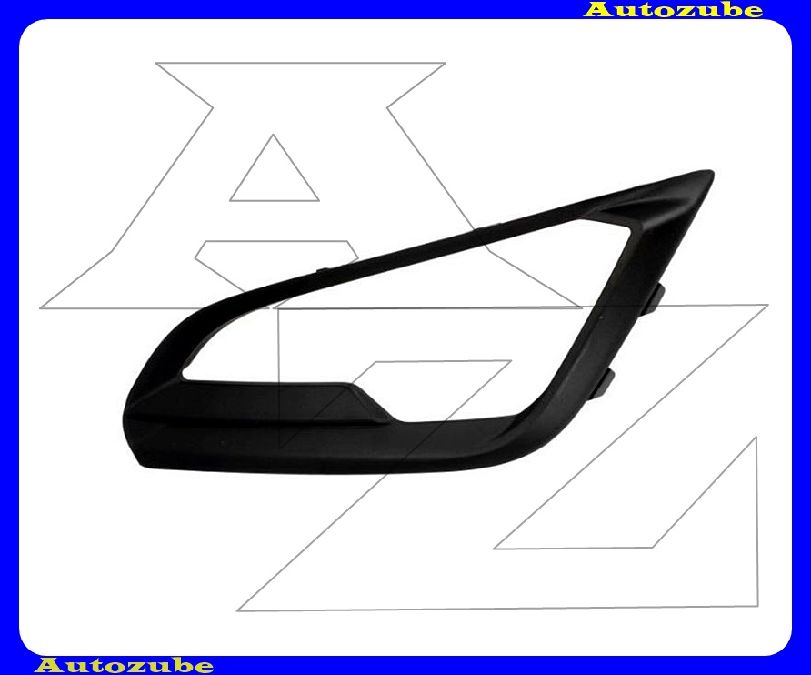 Első lökhárító ködlámpa keret bal, fekete Első lökhárító ködlámpa keret bal, fekete