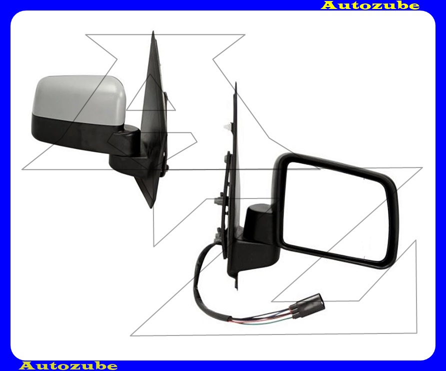 Visszapillantó tükör jobb, elektromos, fűthető-domború tükörlappal, fényezhető borítással Visszapillantó tükör jobb, elektromos, fűthető-domború tükörlappal, fényezhető borítással