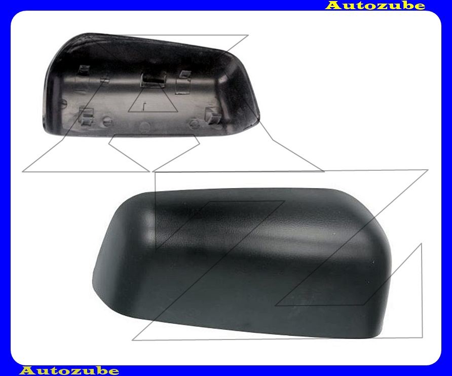 Visszapillantó tükörborítás jobb, fekete Visszapillantó tükörborítás jobb, fekete