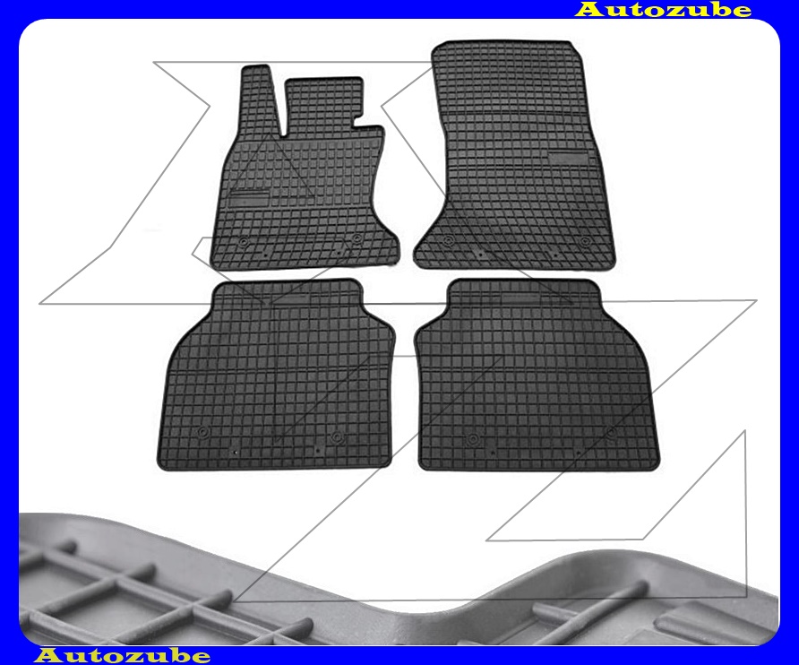 Gumiszőnyeg garnitúra (4db) méretpontos - 3mm vastagságú - 10mm magas peremmel, vanília illattal Gumiszőnyeg garnitúra (4db) méretpontos - 3mm vastagságú - 10mm magas peremmel, vanília illattal