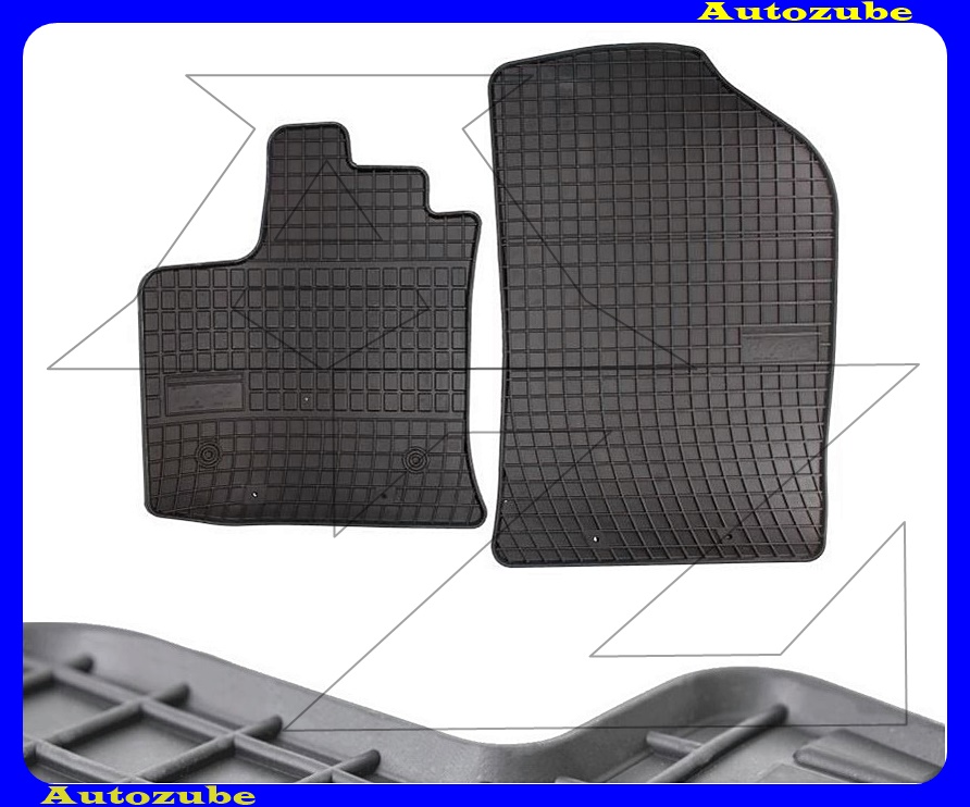 Gumiszőnyeg garnitúra (2db) méretpontos - 3mm vastagságú - 10mm magas peremmel, vanília illattal Gumiszőnyeg garnitúra (2db) méretpontos - 3mm vastagságú - 10mm magas peremmel, vanília illattal