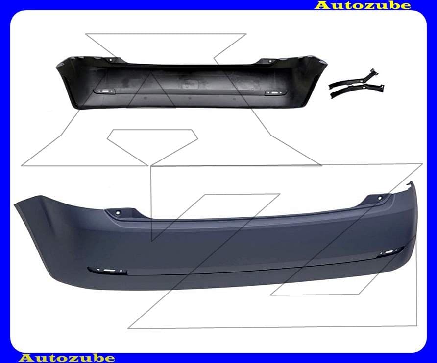 Hátsó lökhárító alapozott Hátsó lökhárító alapozott