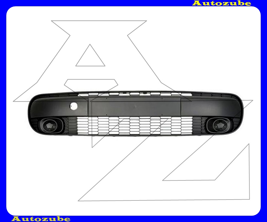 Első lökhárító rács középső fekete Első lökhárító rács középső fekete