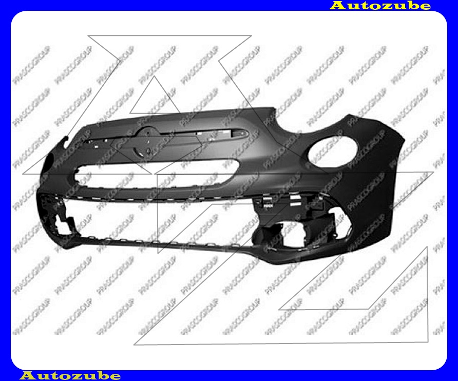 Első lökhárító alapozott Első lökhárító alapozott