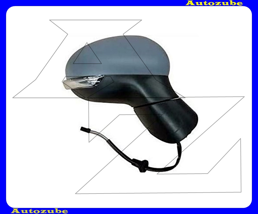 Visszapillantó tükör jobb, elektromos, fűthető-domború tükörlappal, hőmérős, fényezhető borítással, irányjelzővel Visszapillantó tükör jobb, elektromos, fűthető-domború tükörlappal, hőmérős, fényezhető borítással, irányjelzővel