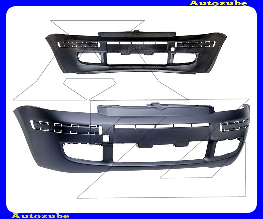 Első lökhárító alapozott Első lökhárító alapozott