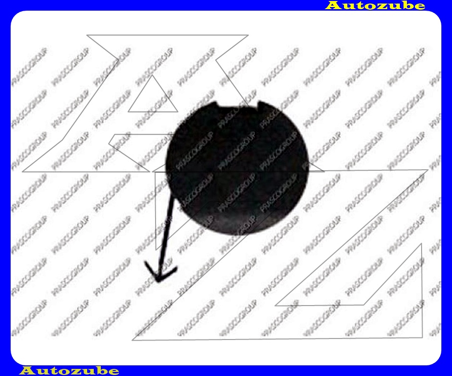 Első lökhárító vonószemtakaró Első lökhárító vonószemtakaró