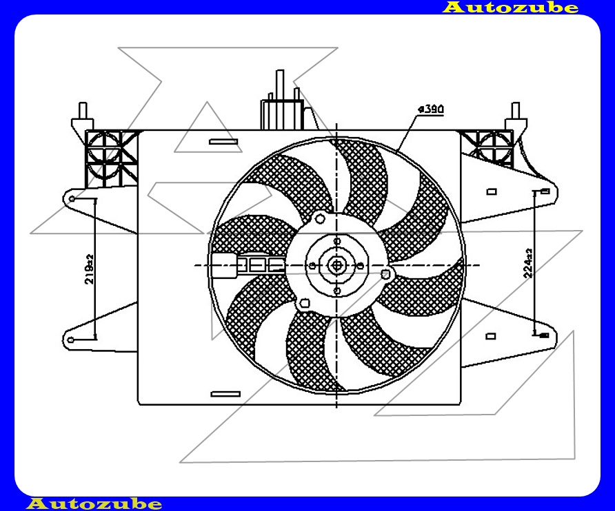 Hűtőventillátor 390mm/280W Hűtőventillátor 390mm/280W