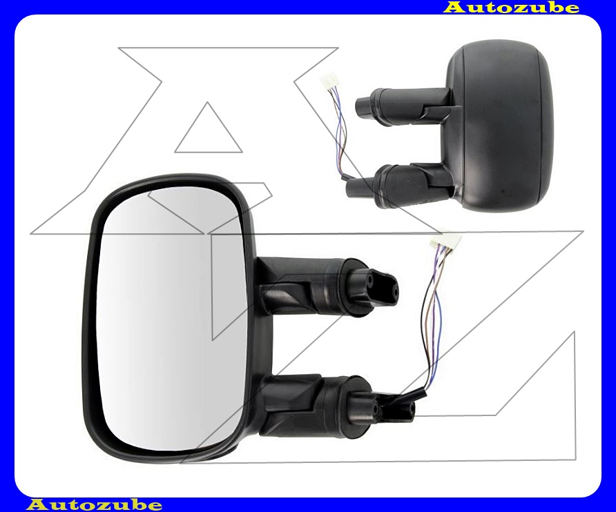 Visszapillantó tükör bal, elektromos, fűthető-domború tükörlappal, fekete borítással Visszapillantó tükör bal, elektromos, fűthető-domború tükörlappal, fekete borítással