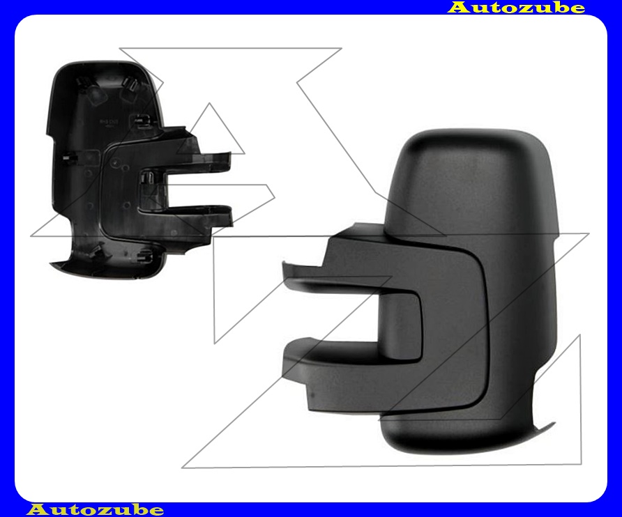 Külső tükör borítás bal, fekete Külső tükör borítás bal, fekete