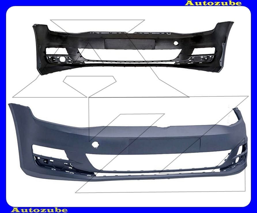 Első lökhárító alapozott Első lökhárító alapozott