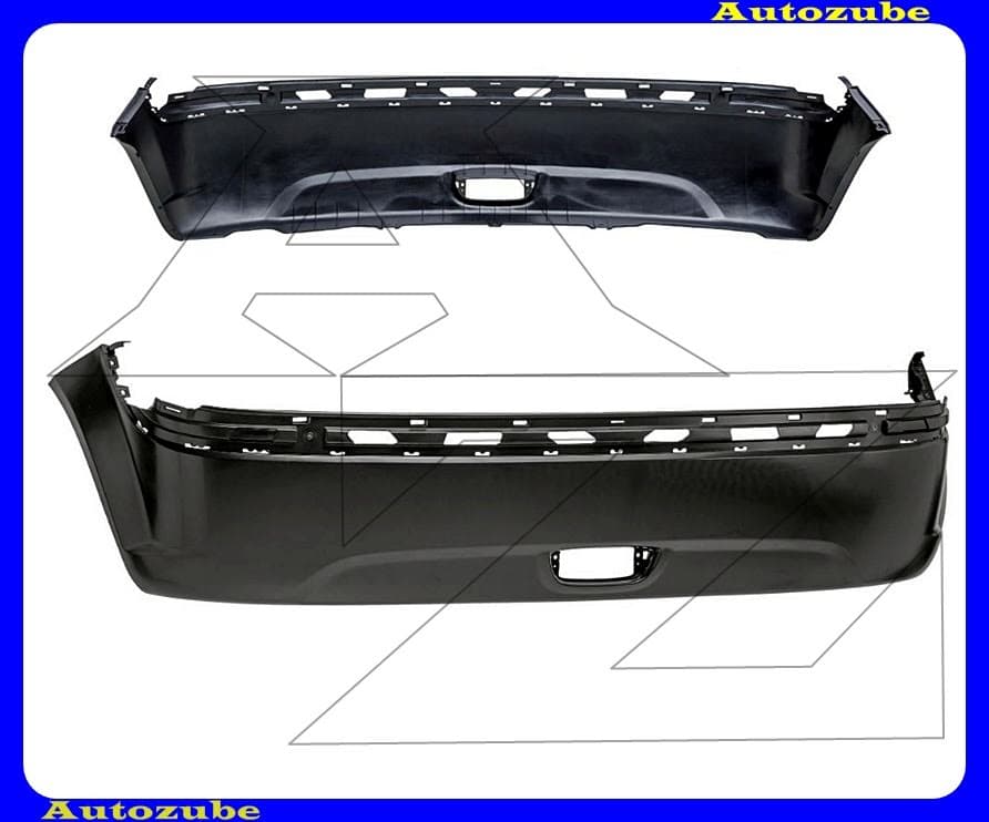 Hátsó lökhárító alsó rész, fényezhető Hátsó lökhárító alsó rész, fényezhető