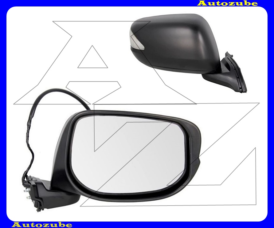 Visszapillantó tükör jobb, elektromos, domború tükörlappal, fényezhető borítással, irányjelzővel Visszapillantó tükör jobb, elektromos, domború tükörlappal, fényezhető borítással, irányjelzővel