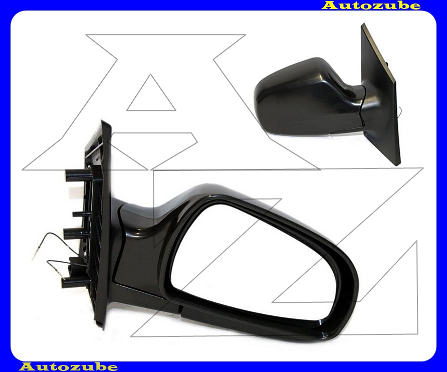 Visszapillantó tükör jobb, elektromos, fűthető-domború tükörlappal, fekete borítással Visszapillantó tükör jobb, elektromos, fűthető-domború tükörlappal, fekete borítással