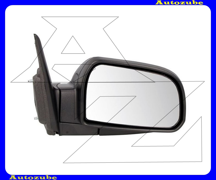 Visszapillantó tükör jobb, elektromos, fűthető-domború tükörlappal, fekete borítással