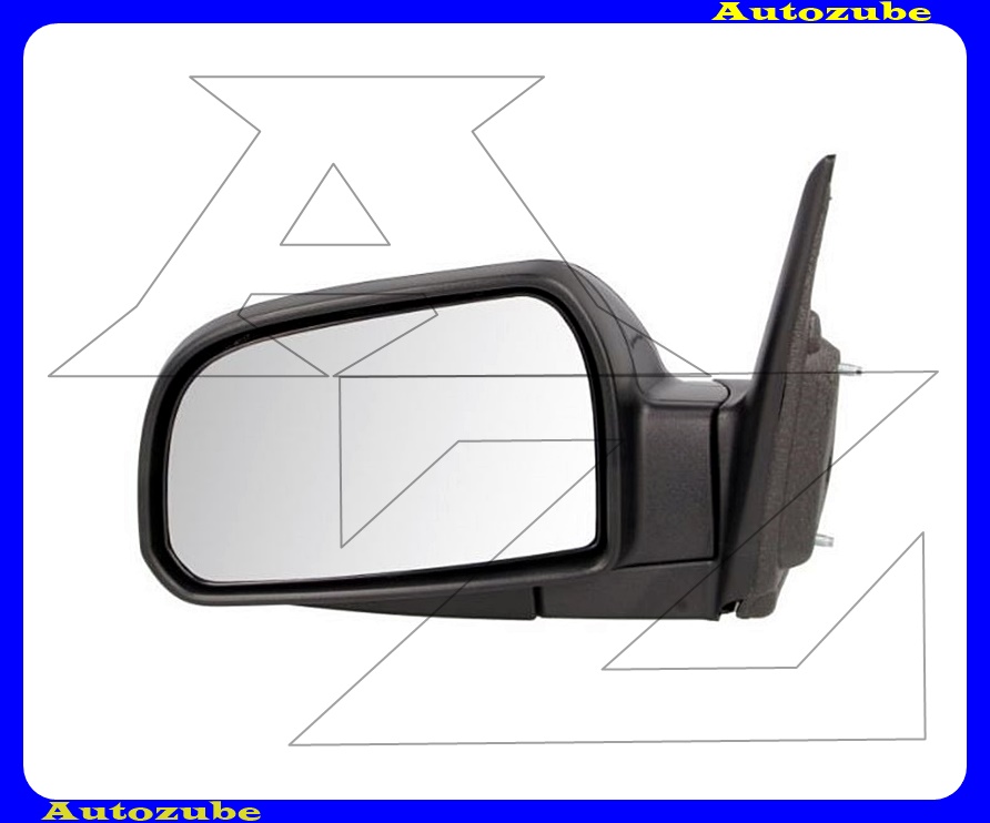 Visszapillantó tükör bal, elektromos, fűthető-domború tükörlappal, fekete borítással