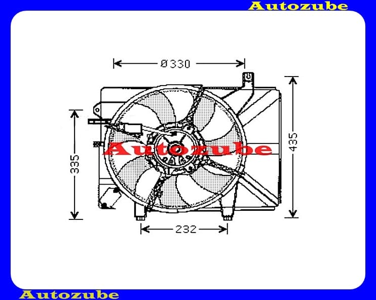 Hűtőventillátor 330mm Hűtőventillátor 330mm