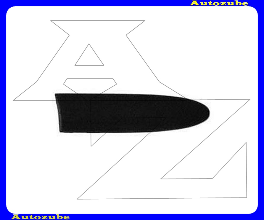 Sárvédő díszléc bal hátsó fekete Sárvédő díszléc bal hátsó fekete