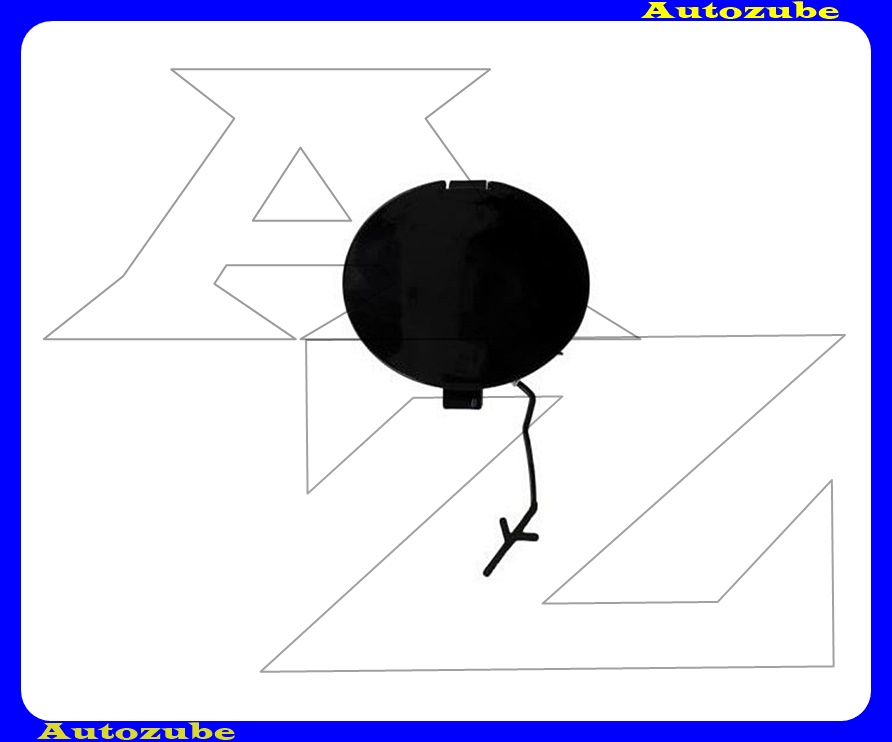 Első lökhárító vonószemtakaró, fekete Első lökhárító vonószemtakaró, fekete