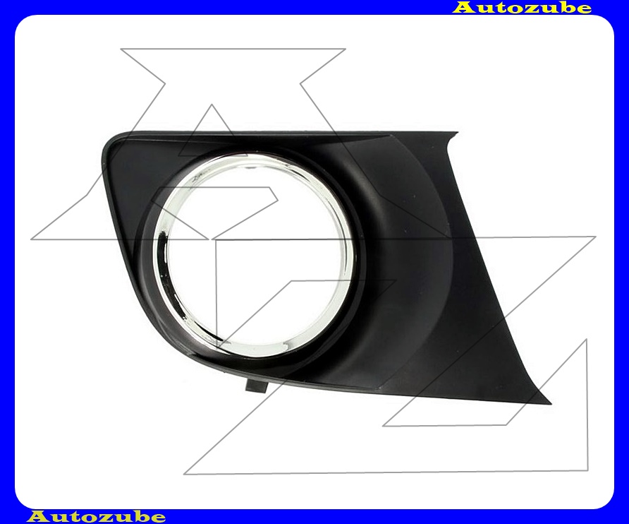 Első lökhárító rács jobb külső, ködlámpás, krómkerettel Első lökhárító rács jobb külső, ködlámpás, krómkerettel