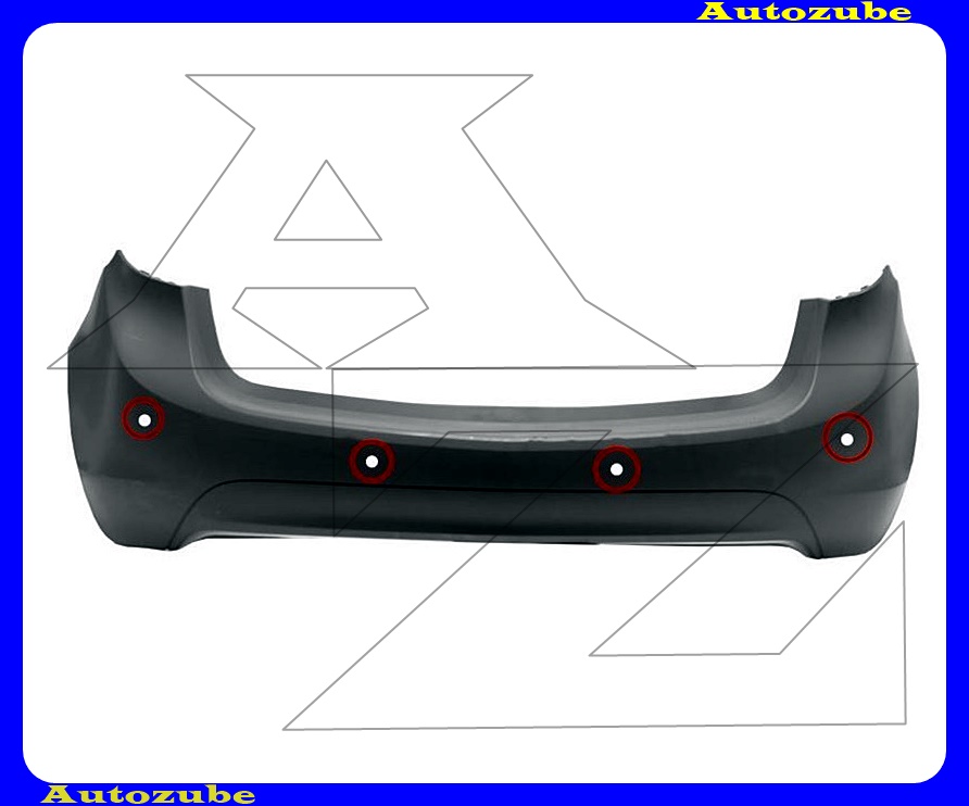 Hátsó lökhárító alapozott, szenzoros /RENDELÉSRE/ Hátsó lökhárító alapozott, szenzoros /RENDELÉSRE/
