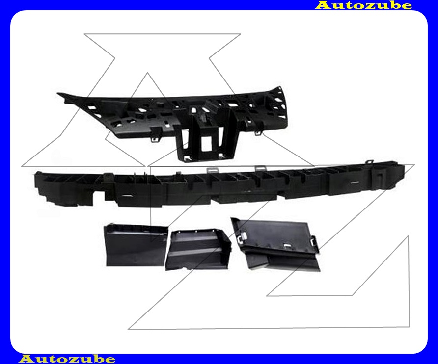 Első lökhárító merevítő (5 részes) műanyag Első lökhárító merevítő (5 részes) műanyag