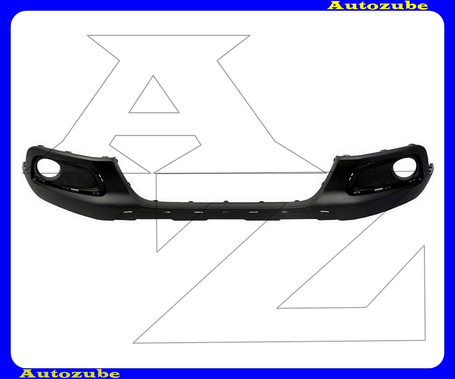 Első lökhárító alsó rész krómdísz hellyel, szenzor jelöléssel