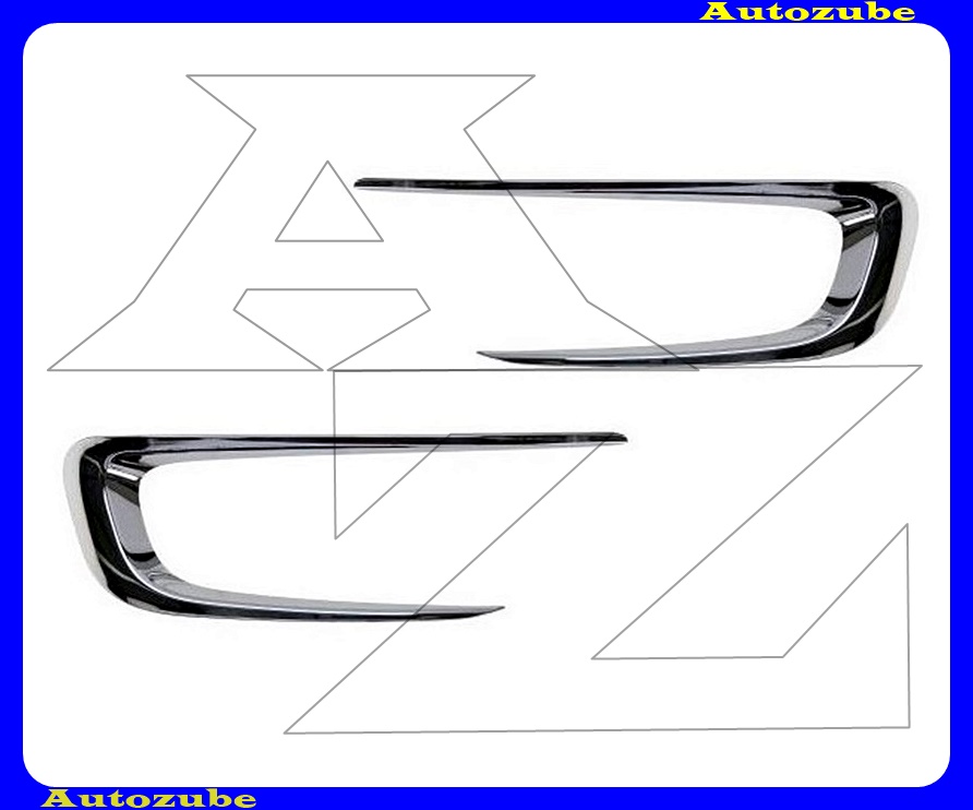 Első lökhárító krómdíszléc szett (bal+jobb) Első lökhárító krómdíszléc szett (bal+jobb)