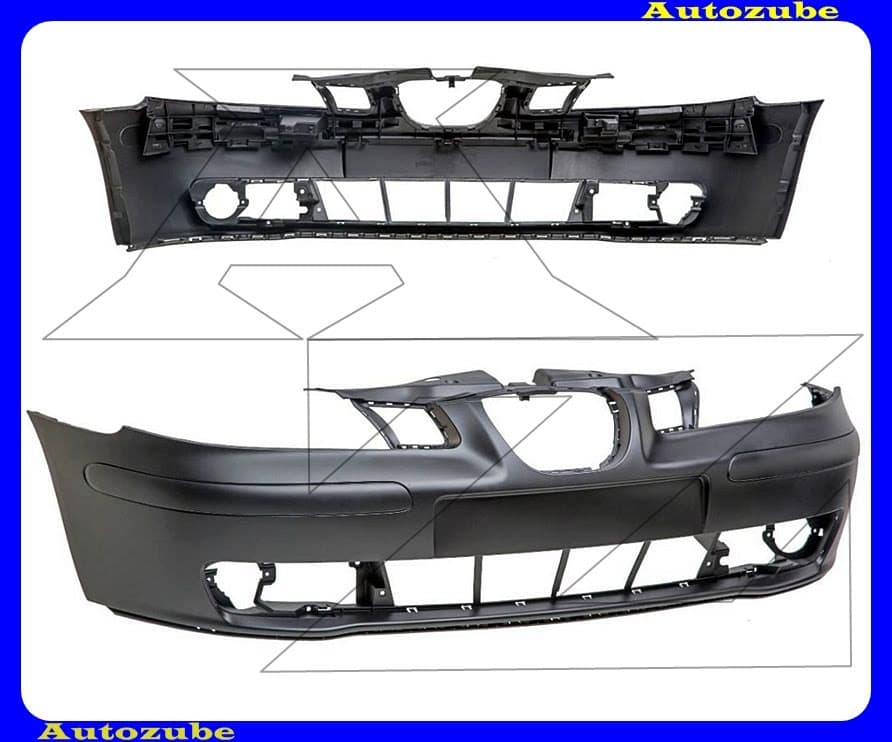 Első lökhárító fényezhető Első lökhárító fényezhető